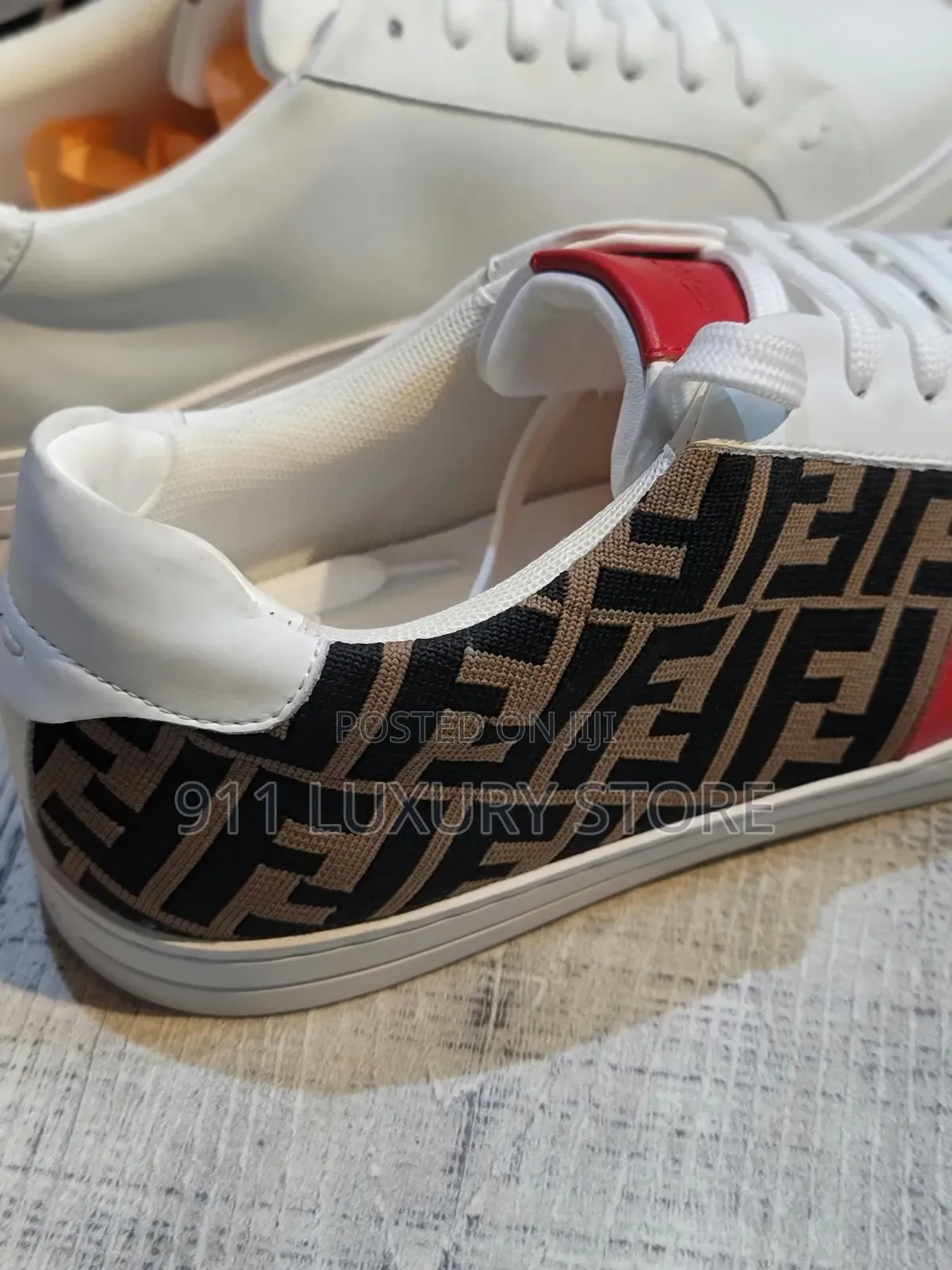 Fendi FF Logo Sneakers.