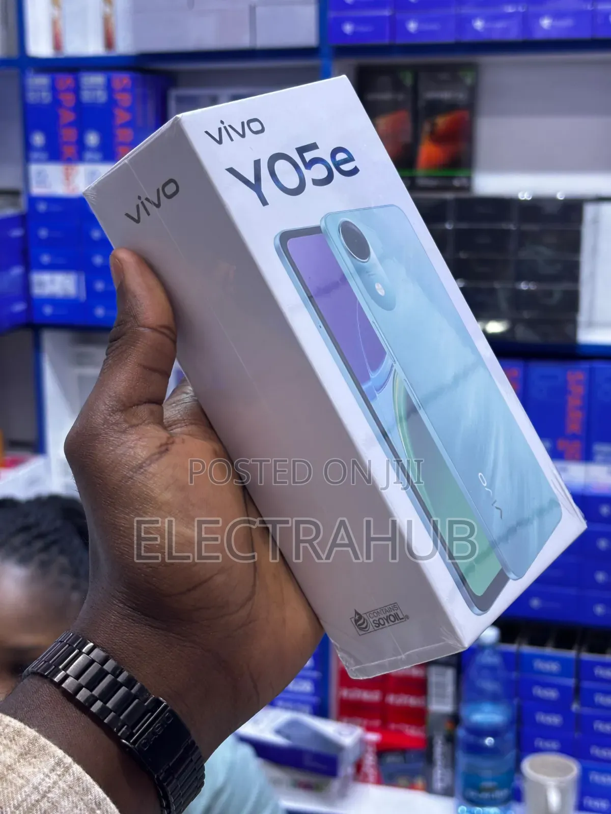 New Vivo Y05e 64 GB Black