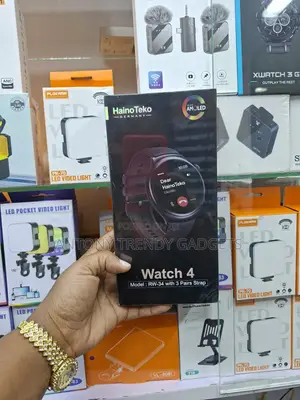 Haino Teko Watch 4 Round AMOLED Smart Watch With 3 Strap Pairs
