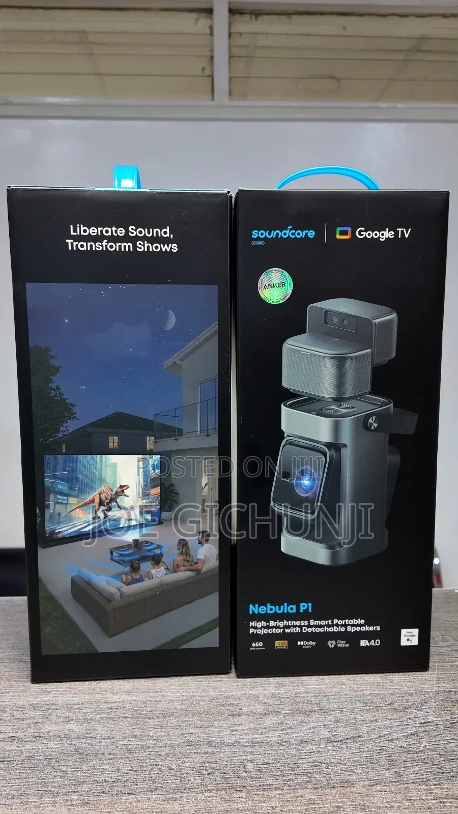 Anker Soundcore Nebula P1 High-Brightness Smart Portable Projector
