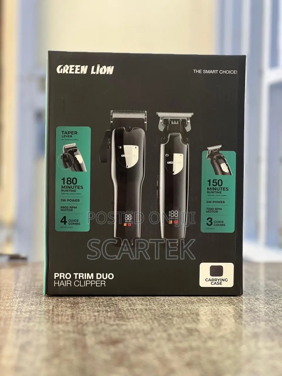 Green Lion Pro Trim Duo Hair Clipper Box Set.