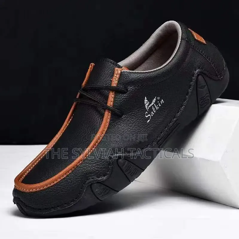 Original Smart Casual Semi Official Leather Men's Salkin Shoes