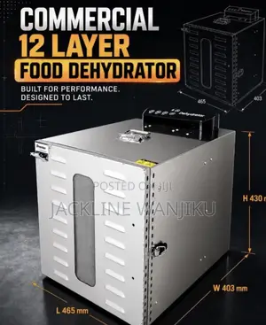 Food Dehydrator Machine 12 Layer - Commercial Food Dehydrator Machine