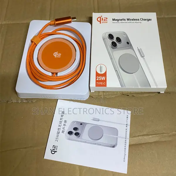 Slim Mini Q12 Portable Magnetic Wireless Phone Charger