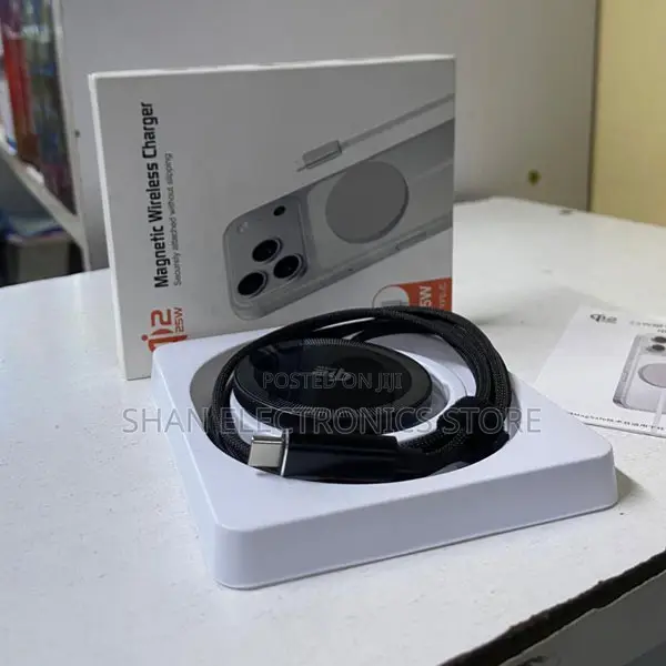 Orange Q12 Portable Magnetic Wireless Phone Charger