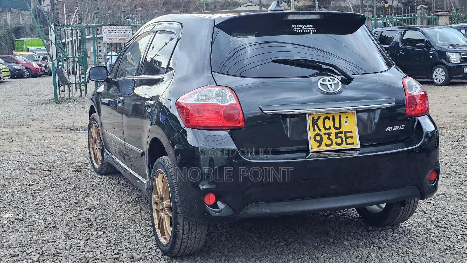 Toyota Auris 2012 Black