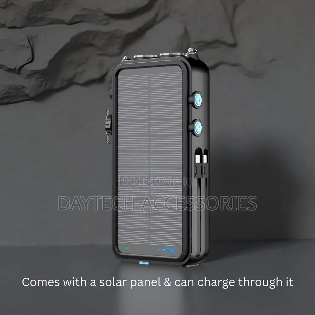 Solar Charging Power Bank Powerology 16000Mah.