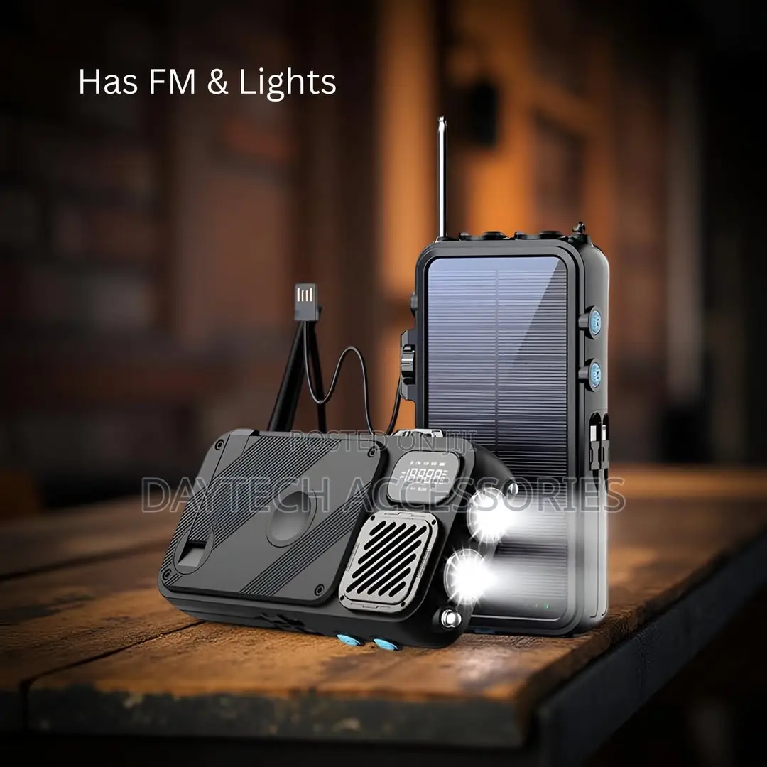 Solar Charging Power Bank Powerology 16000Mah.