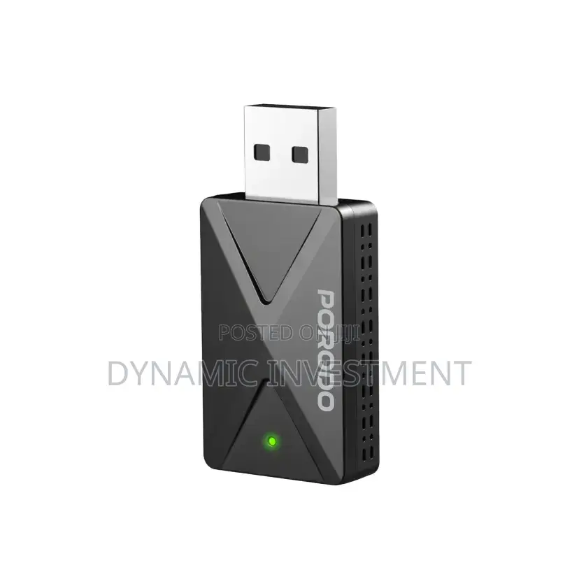Porodo Wireless Car Play & Android and Ios Auto Adapter WiFi 6 Carplay