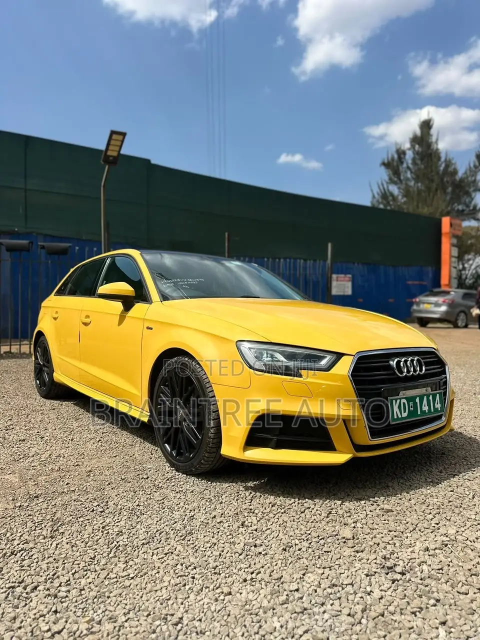 Audi A3 2019 Yellow