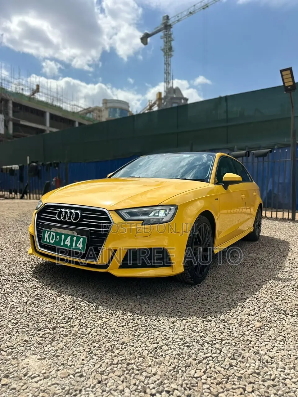 Audi A3 2019 Yellow