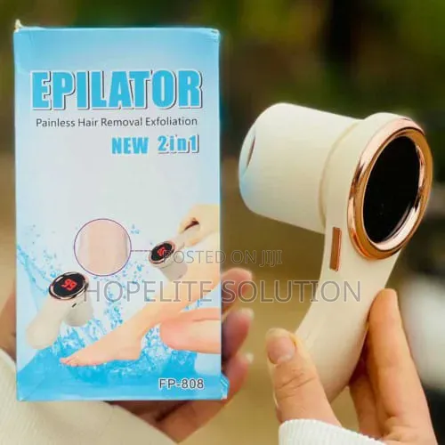 Rechargeable 2in1 Epilator Painless Hair and Skin Remover Machine