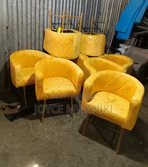 Manicure Seats or Styling Seats, Yellow