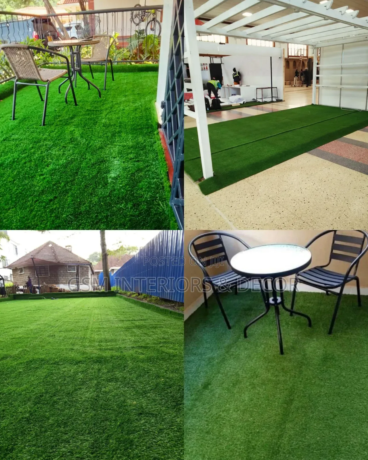 Artificial Green Grass Turf for Easy Installation/Maintenances