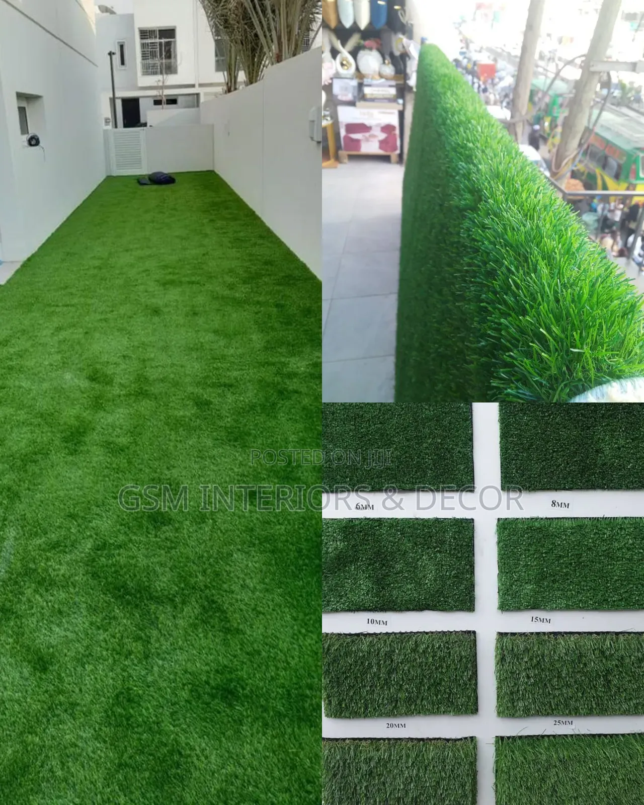 Artificial Green Grass Carpets for Long Balcony Specz