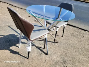 2 Seater Glass Dining Set
