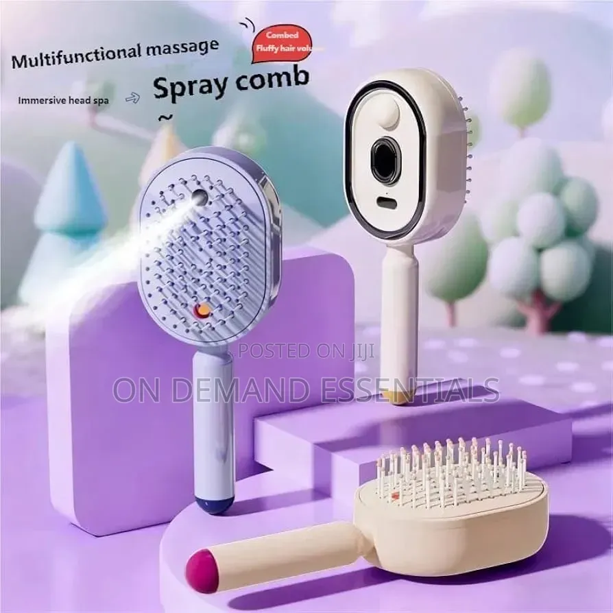 3 in 1 Rechargeable Mist Grooming Brush