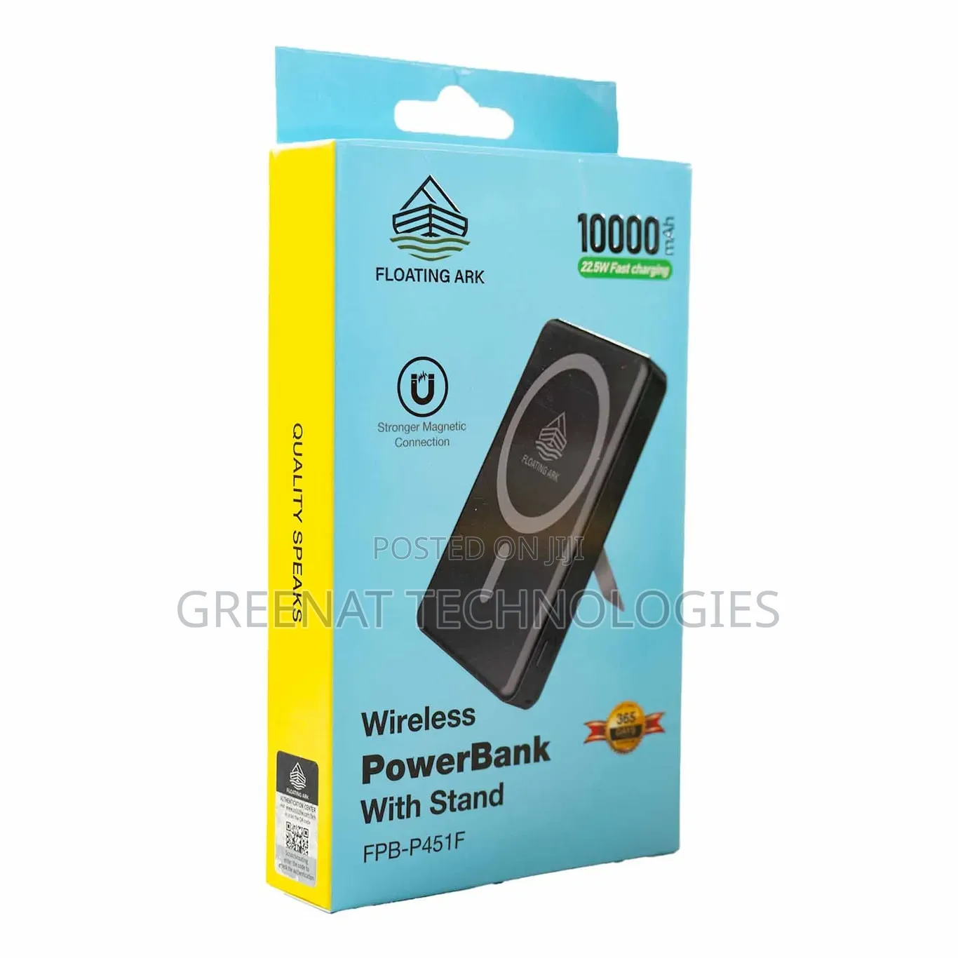 Floating Ark Enejacket 10000mAh 22.W Wireless Power Bank Stand