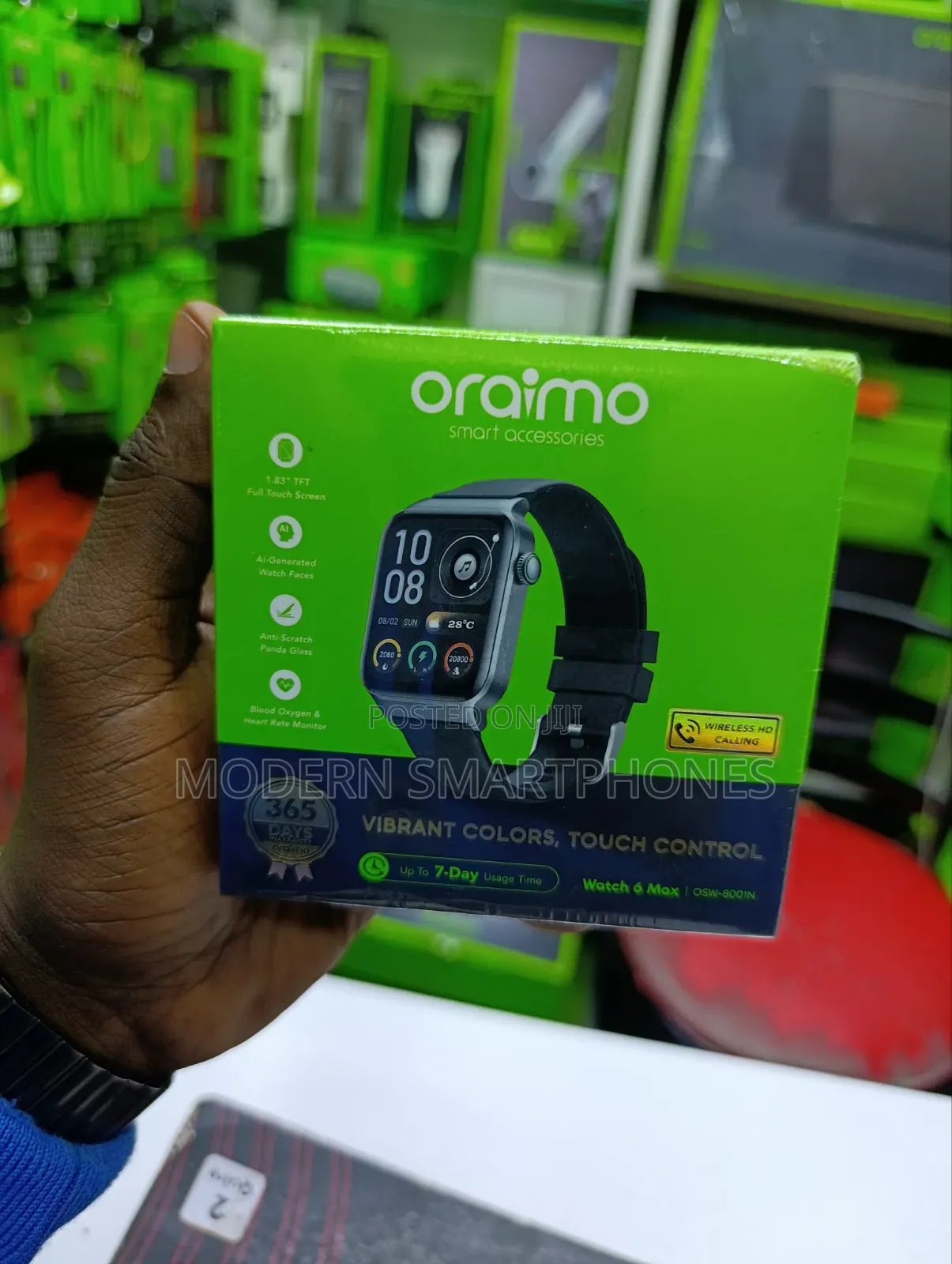 Oraimo Watch 6 Max (OSW-8001N) Smart Watch.