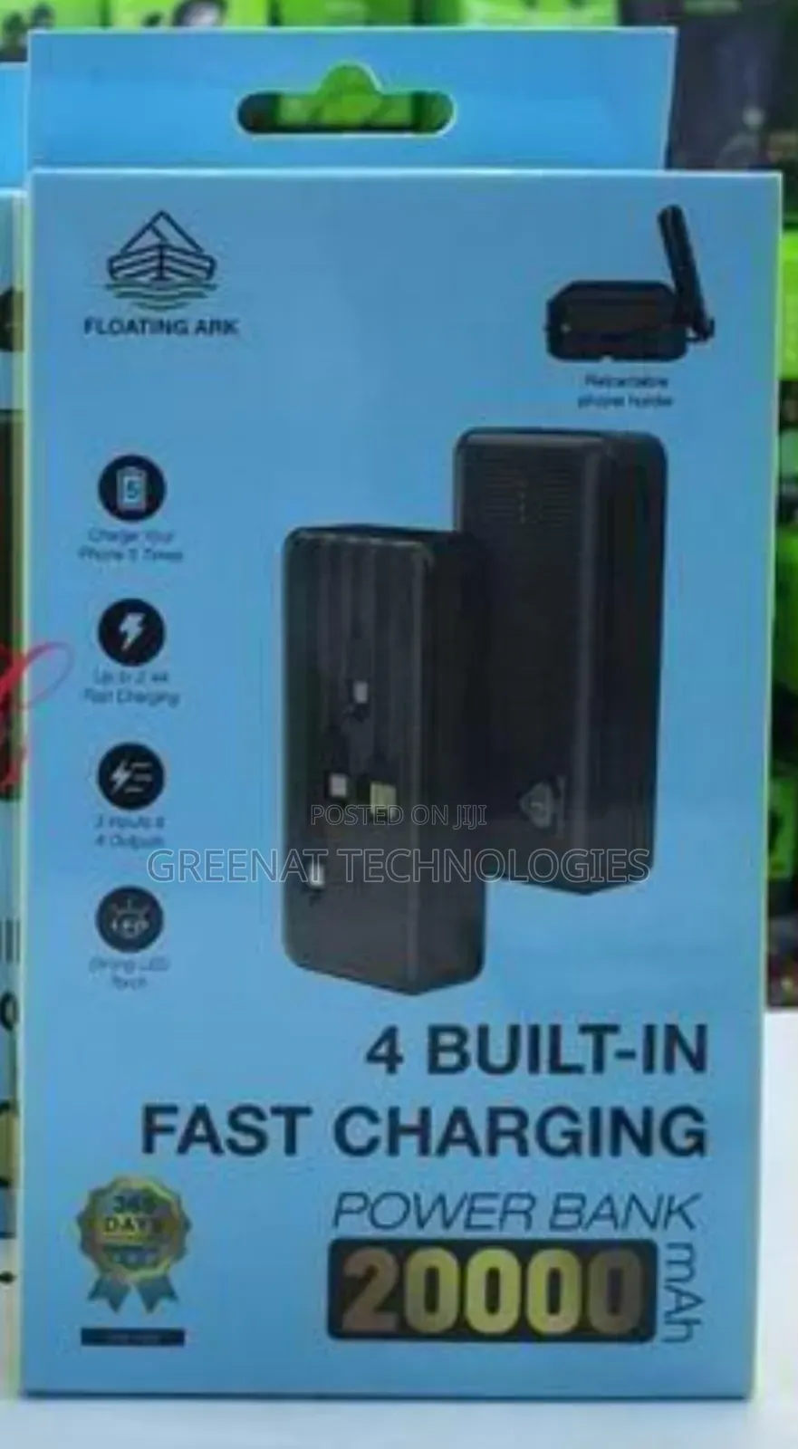 Floating Ark FPB-P422F Travel Powerstation 20000mAh Power Bank 22.5W
