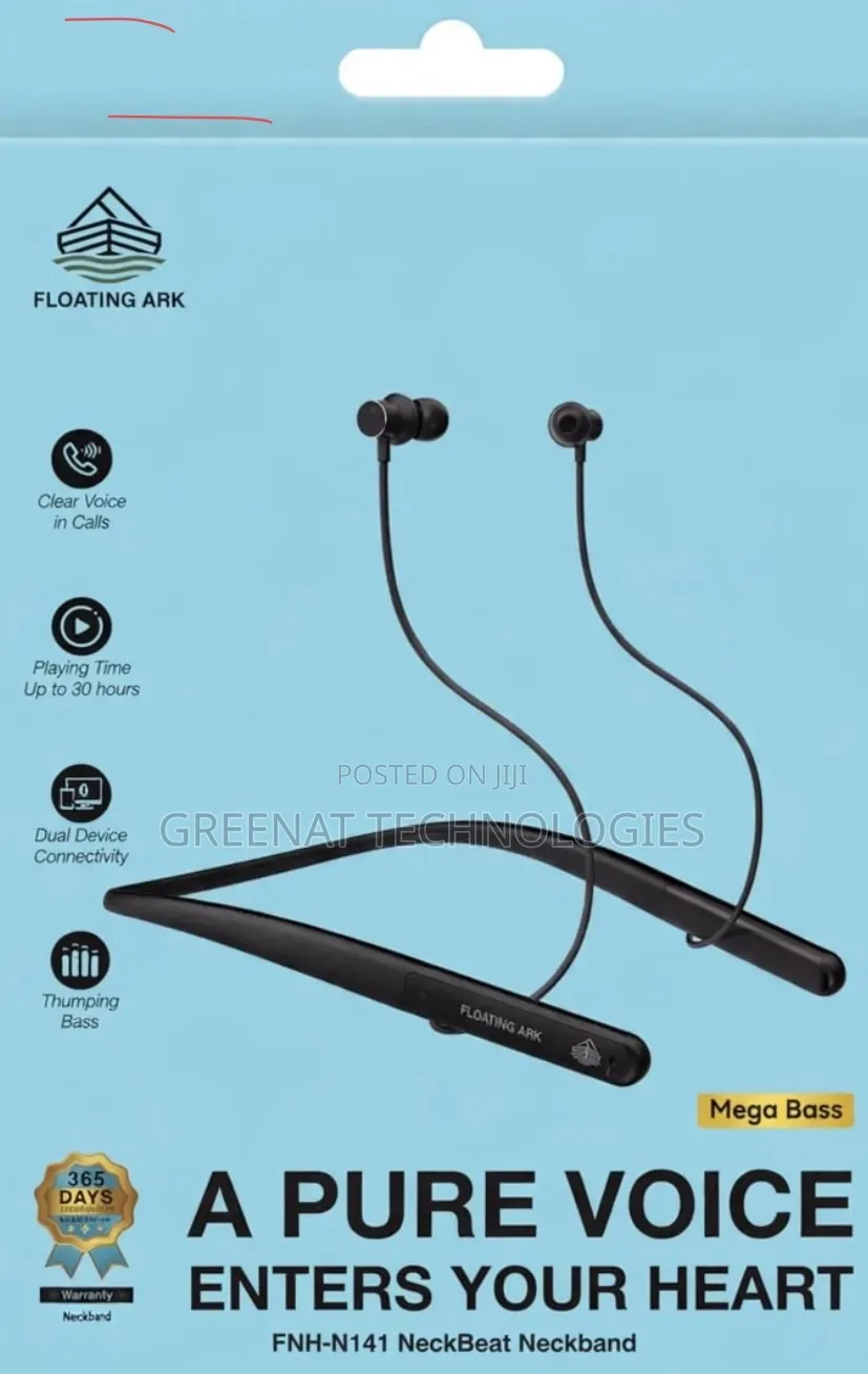 Floating Ark FNH-N141 NeckBeat 30Hrs Playtime Dual Device Neckband