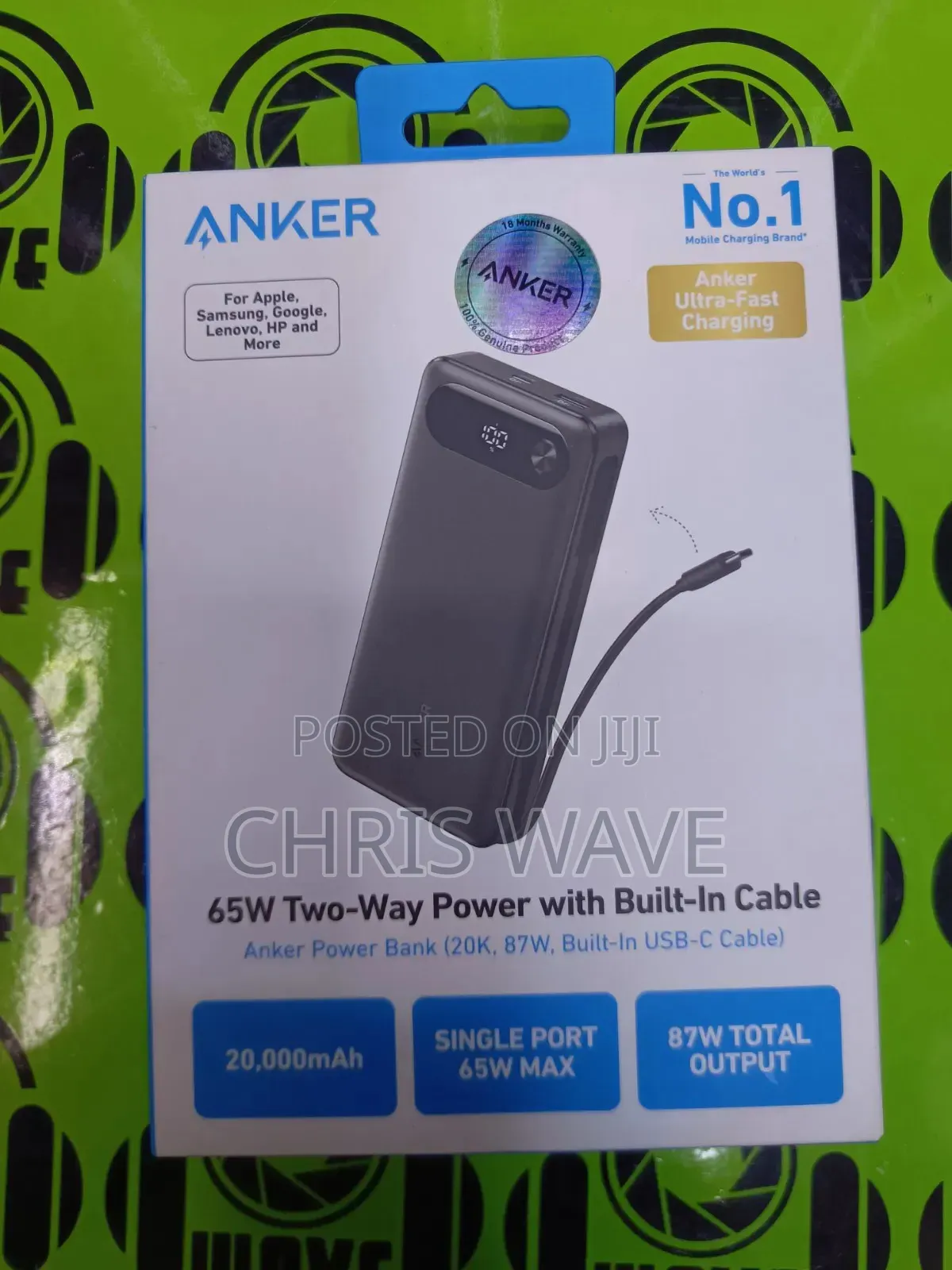 Original Anker 20000 Mah Powerbank