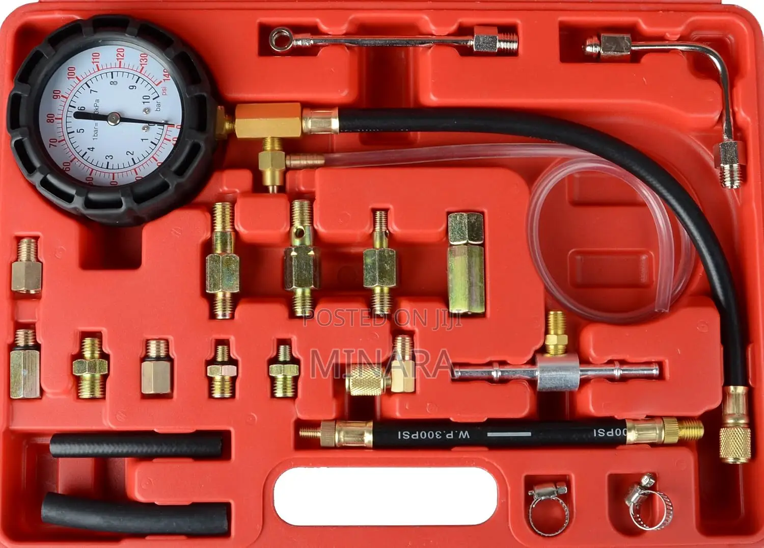 Petrol Fuel Injection Pump Injector Pressure Tester Kit 0-140psi