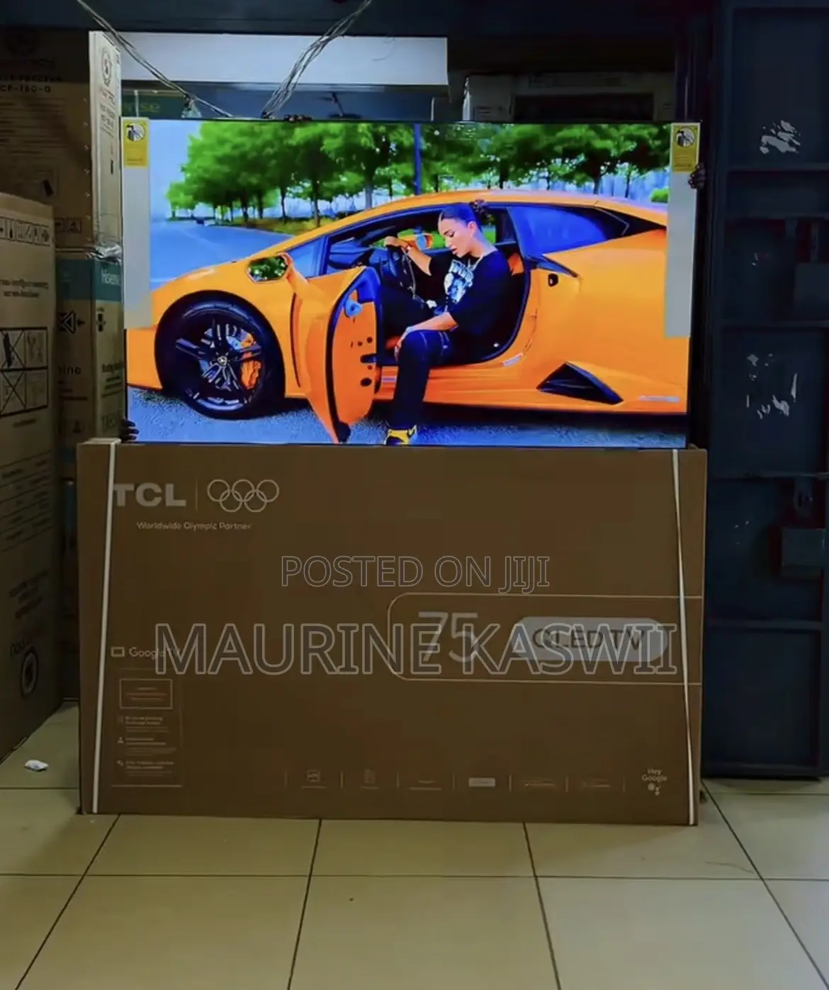 TCL Qled 75” T6d Smart Google Frameless
