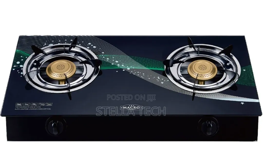 Nunix Macro 2 Glass Burner Cooker