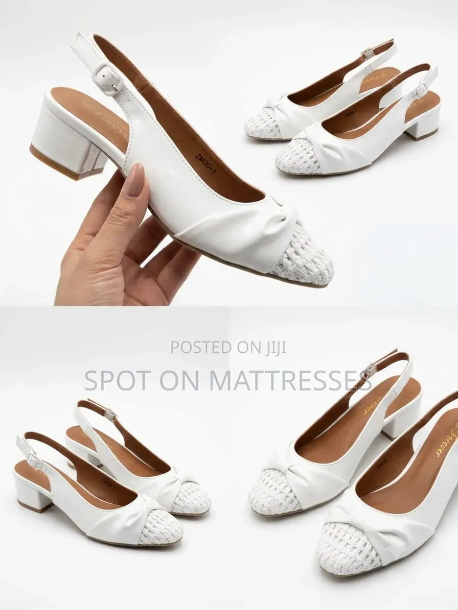 Women Slingbacks in Colours Beige/Black/Brown/White. We Deliver!