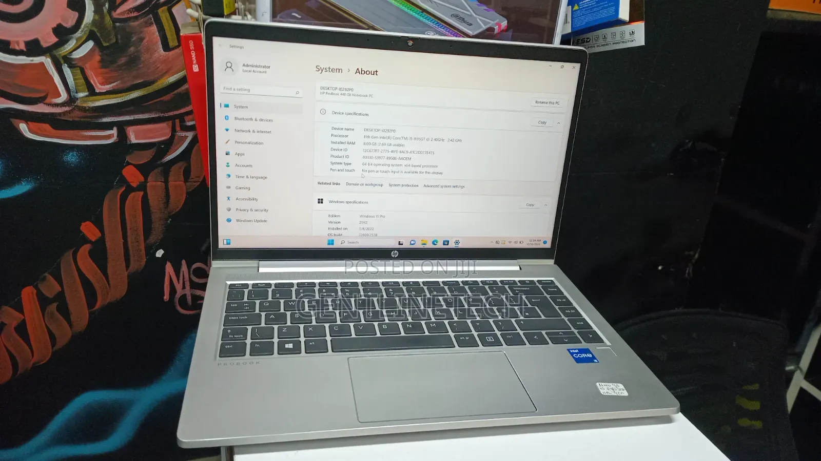 Laptop HP ProBook 440 G8 8GB Intel Core i5 SSD 256GB