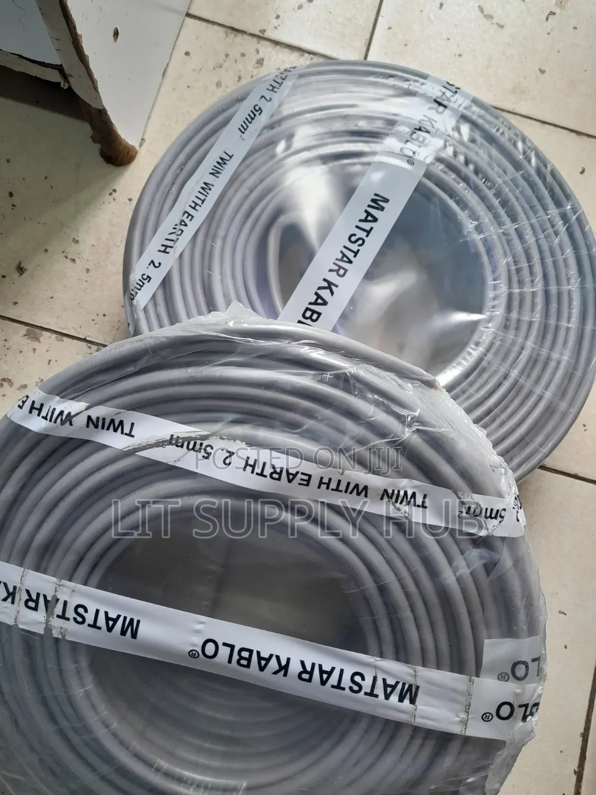 Twin With Earth Electrical Cable 2.5mm 90 Meters, Mt004