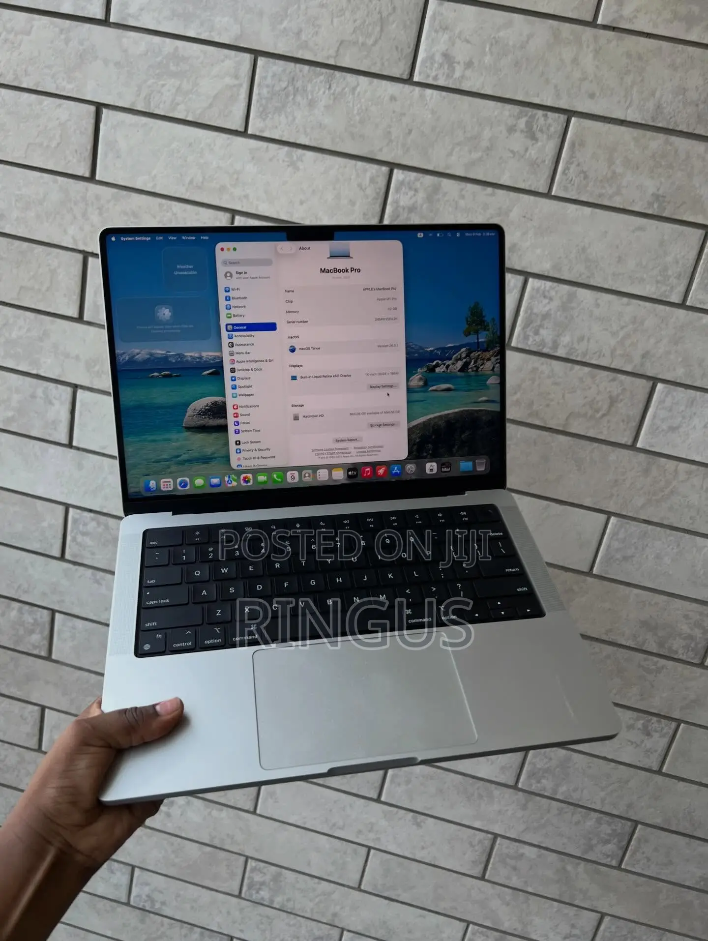Laptop Apple MacBook Pro 16GB Apple M1 Pro SSD 512GB
