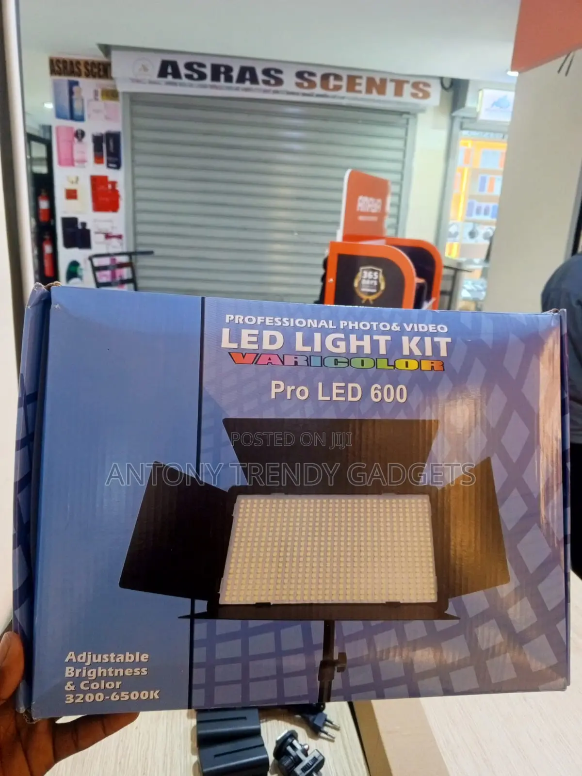 Varicolor Pro LED 600 Studio Video Light With Stand and Batteries