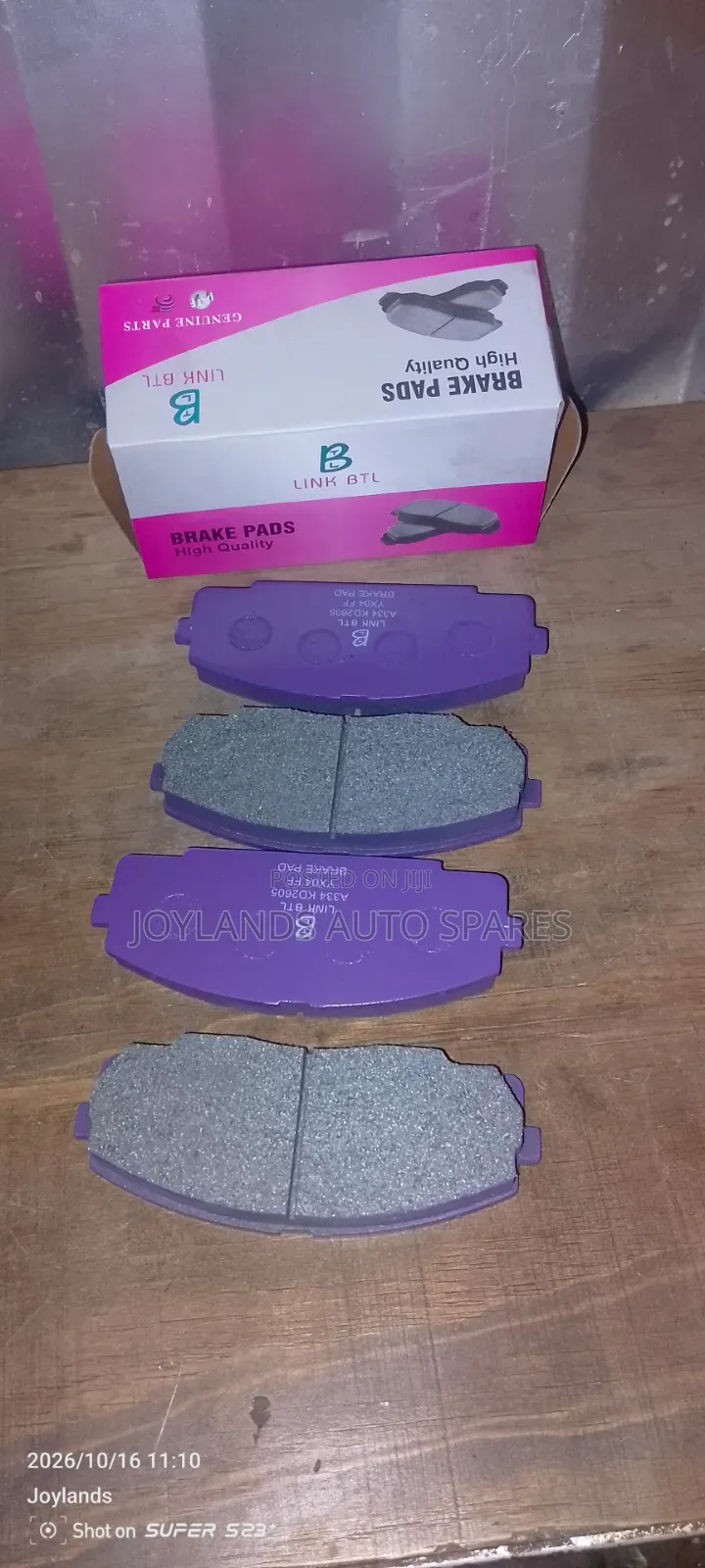 Hiace 5l/7l Brake Pads A33 KD2605(link Global)