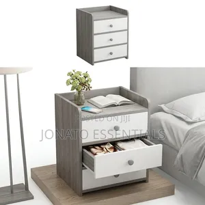 Modern 3 Drawer Bedside Table Nightstand Storage Cabinet