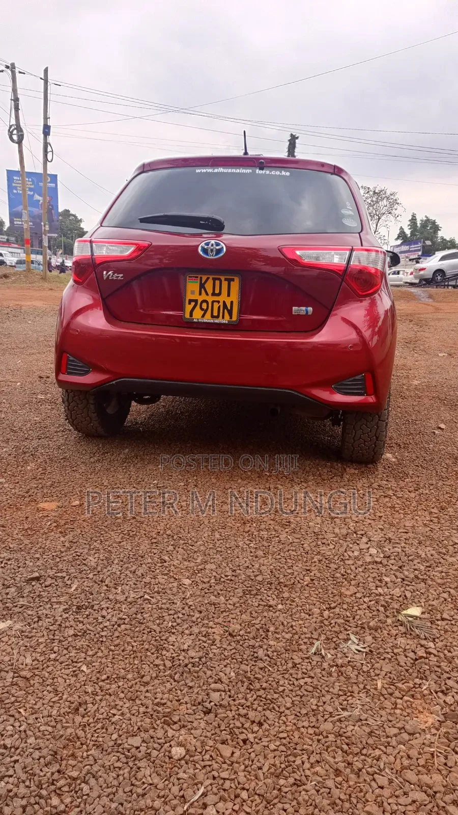 Toyota Vitz 2019 Red