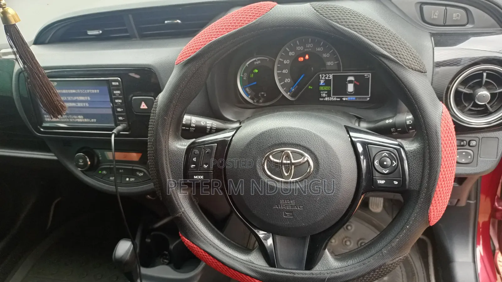 Toyota Vitz 2019 Red