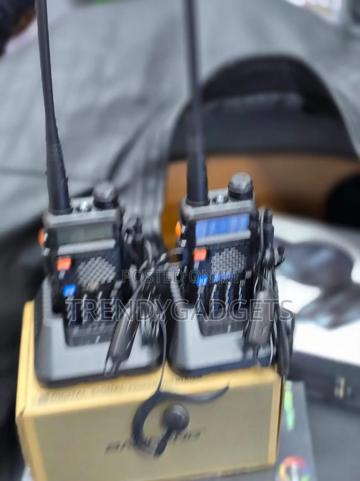 Baofeng UV-5R Portable Radio With Battery and Charging Cradle