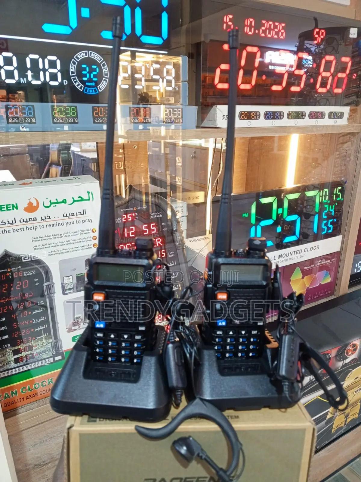 Baofeng UV-5R Portable Radio With Battery and Charging Cradle