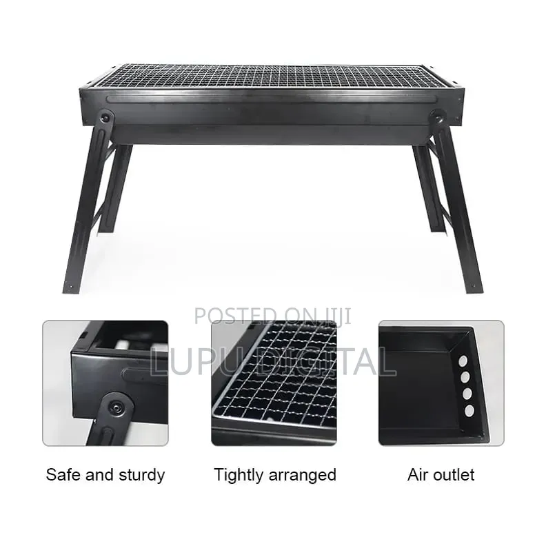 Foldable Portable Barbecue Charcoal Grill