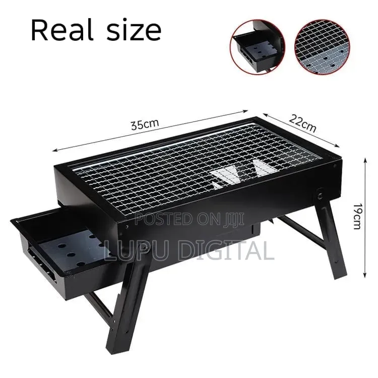 Foldable Portable Barbecue Charcoal Grill