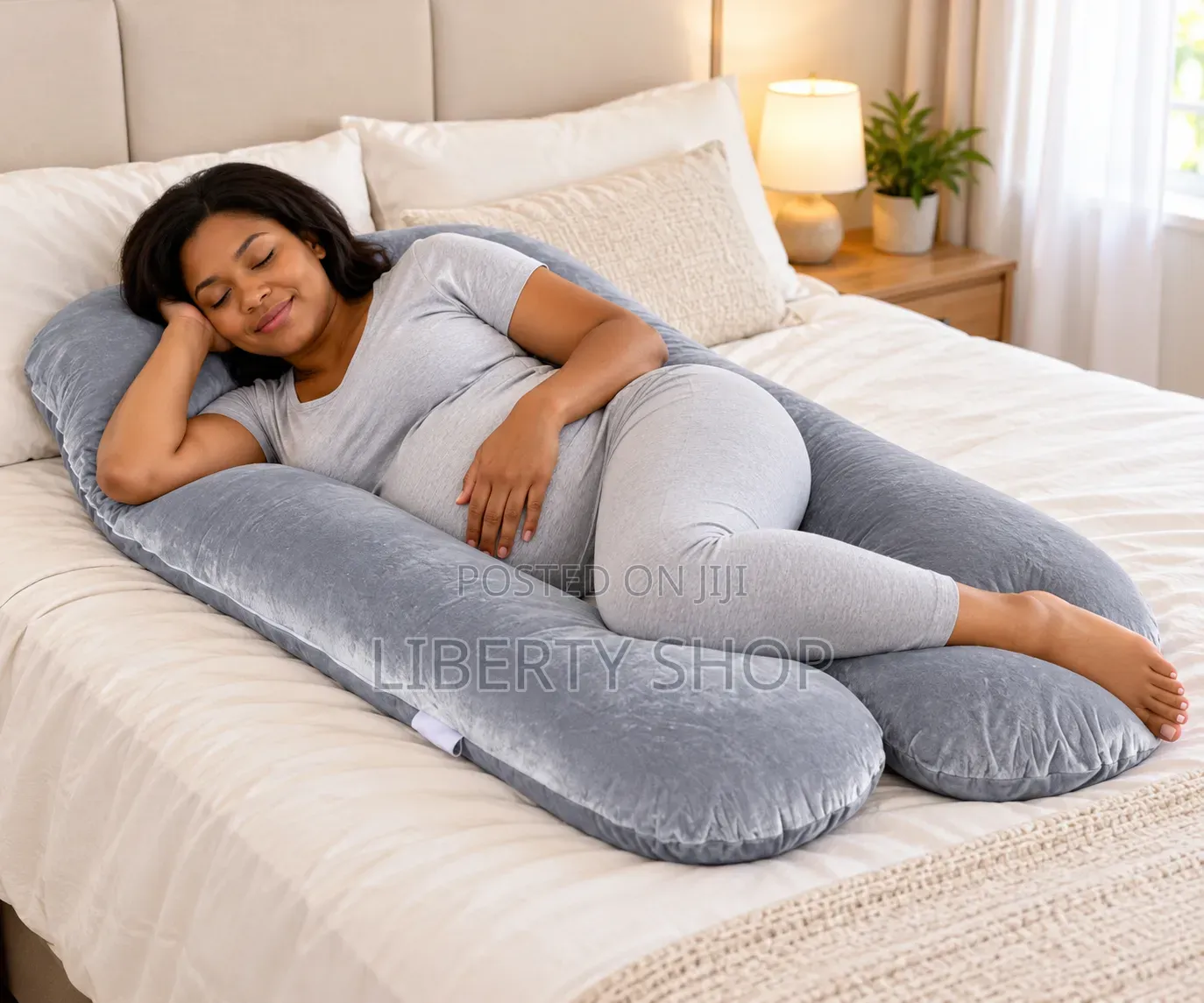 Silentnight U-Shape Pregnancy Pillow – Full Body Maternity Support Pil