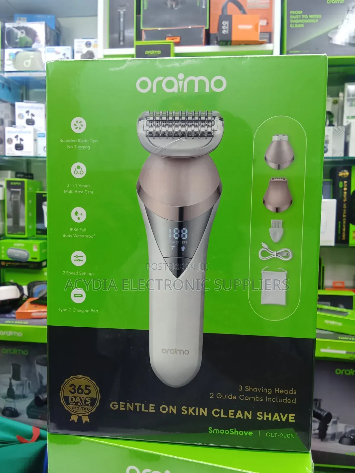 Oraimo SmooShave 3-in-1 Lady Shaver