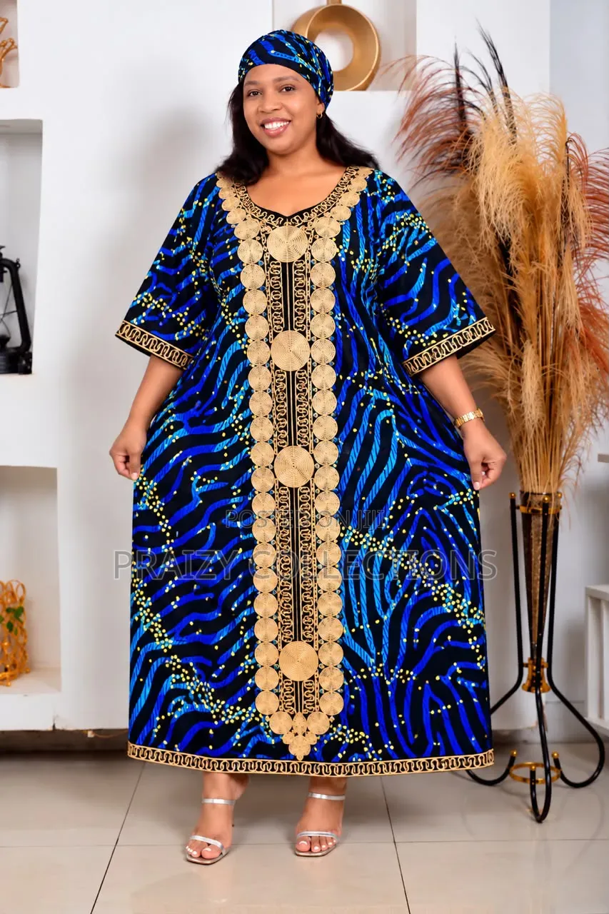 Embroidery Free Ankara Dress -Long & Short Dresses