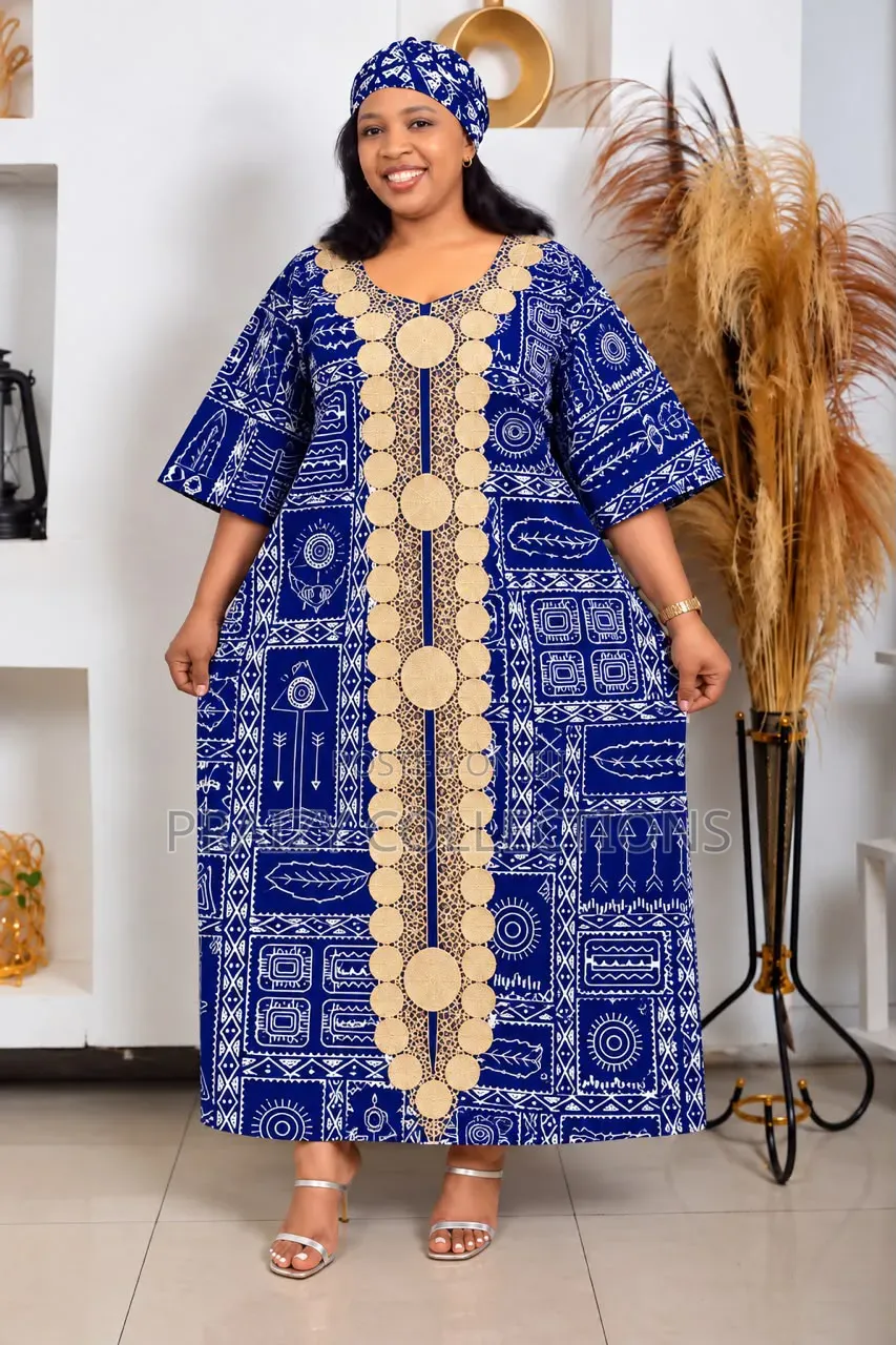 Embroidery Free Ankara Dress -Long & Short Dresses