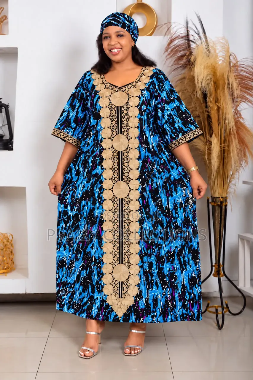 Embroidery Free Ankara Dress -Long & Short Dresses