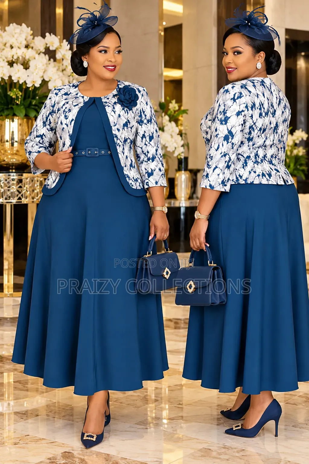 Turkey Maxi Dresses 
 2-Piece Set: Dress + Jacket Mama's Dress