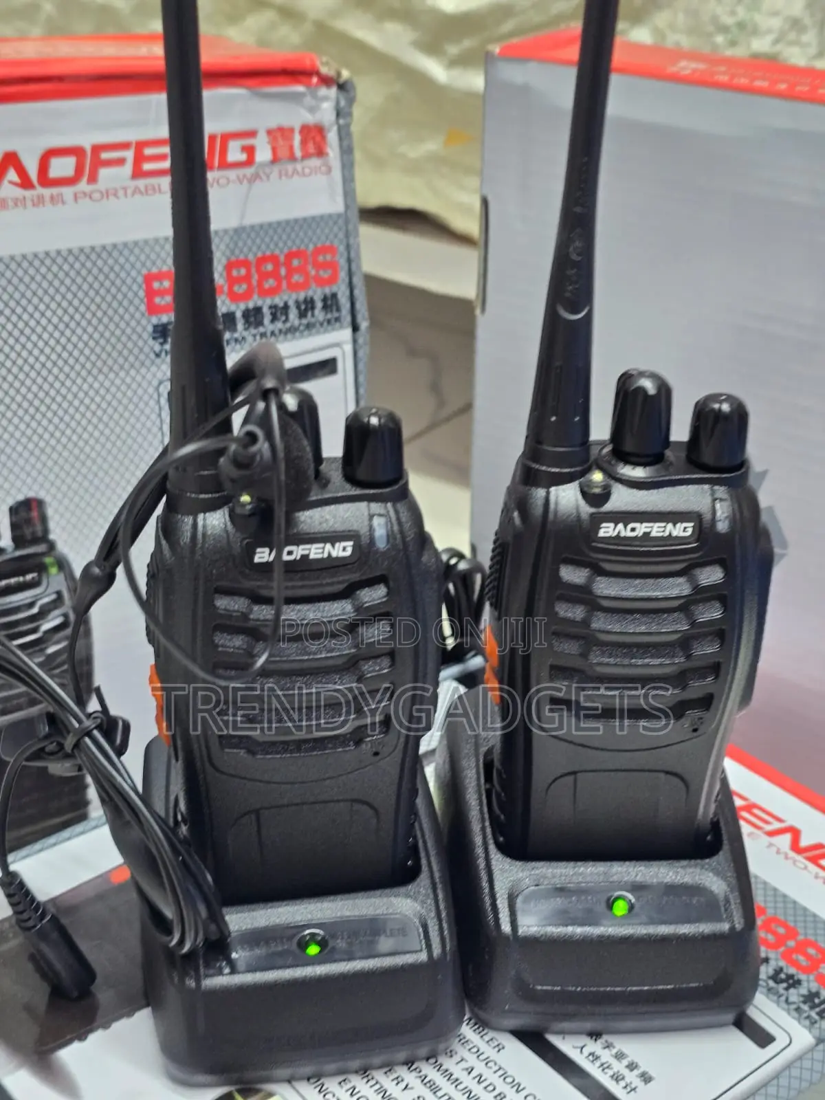 Baofeng BF888S Two Way Radio Set 5W UHF Rechargeable
