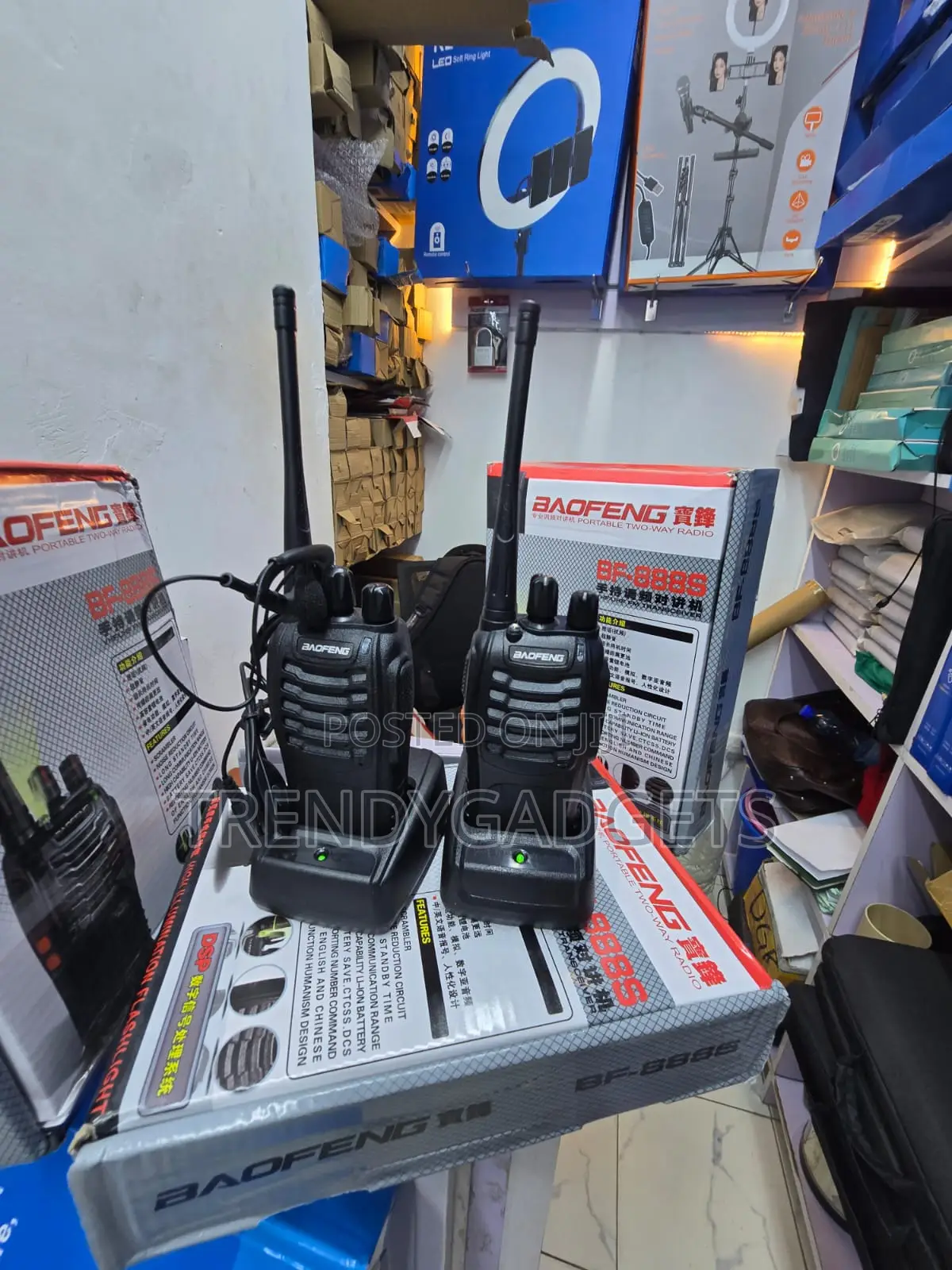 Pair of Baofeng BF-888S Handheld Radios With Batteries
